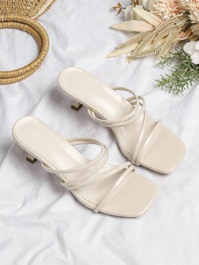 صنادل بكعب قطة أنثوية جديدة ذات طباعة جلد نمر عصرية للنساء، متعددة الاستخدامات