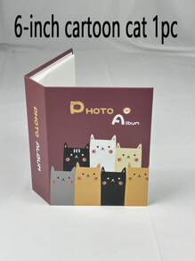 1 pièce Album photo familial de 6 pouces à grande capacité, interfolié, de qualité professionnelle, conçu pour la collection et le stockage de photos de bébé. Fournitures scolaires, rentrée des classes.