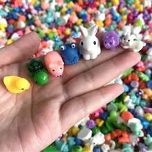 5/20/40PCS Mixed Styles Mini Resin Animals Mushroom Figurines Miniature Mixed Styles For DIY Bonsai Craft Ornament Fairy Garden Micro Landscape Accessory Home Decor