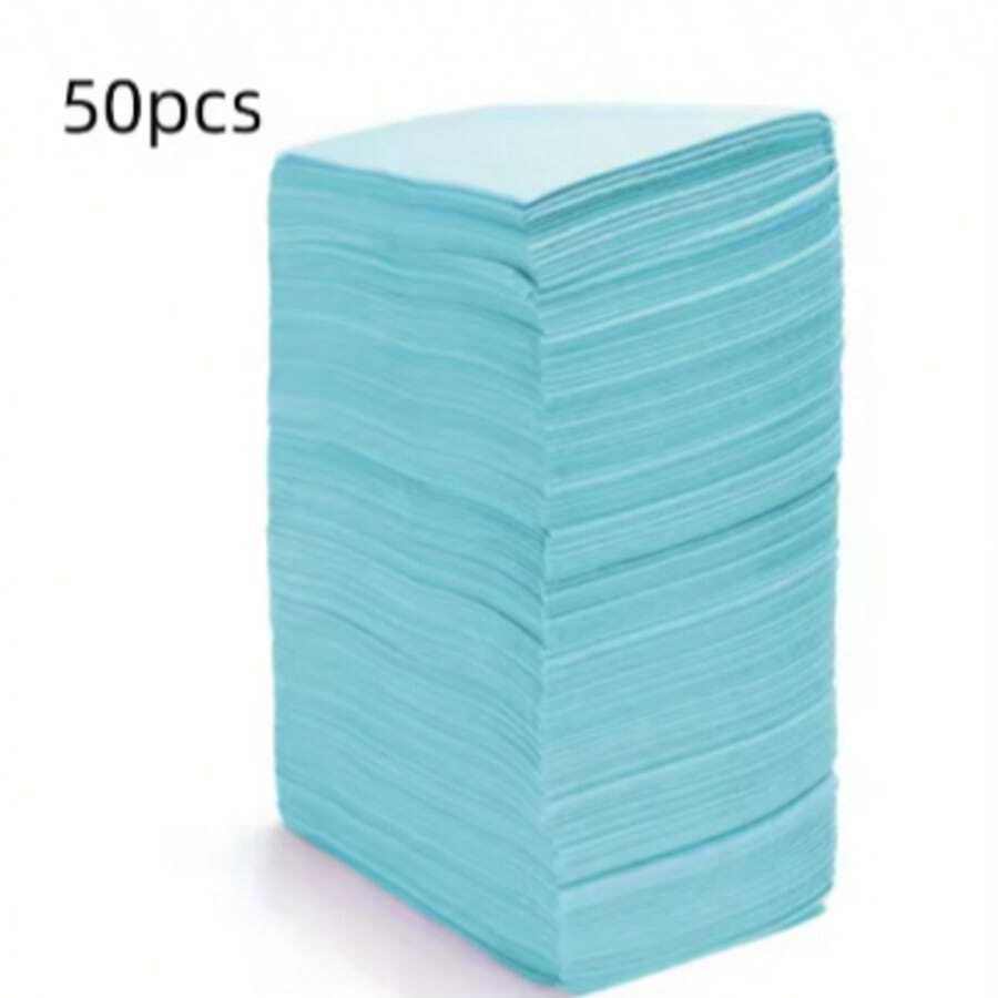 50/110 Pieces Of Cover On The Table For Tatuaggi, Lens Used And Obtained, In Tessuto, Impermeabile, Resistant To All Macchie, For Polishing - 藍色 - 查看 1