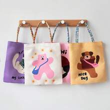 Women Top Handle Bags - 粉紅色 - 查看 3