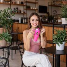 1pc Customized Water Bottle With Personal /Car Image, 40OZ Handle Insulated Tumbler, Stainless Steel Large Capacity Cooling Straw Vacuum Cup For Juice, Coffee, Multipurpose Use, Women, Graduation Gift, Birthday, Festival Personalized Gift