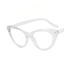 1pc Women's Fashion Cat Eye Eyeglasses, Ultra-Light Personalized Versatile Casual Music Festival Eyeglasses, Versatile Clear Lens Glasses Suitable For Daily Use - Black - View 5