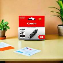 High-Capacity Black Ink Cartridge For Canon Printers, CLI-651XL Compatible Replacement For Vibrant, Long-Lasting Prints - Ideal For Home And Office Use
