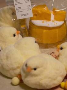 减压捏捏乐玩具，可爱小鸡，TPR材质小鸡捏捏乐玩具，毛绒小鸡捏捏乐玩具，派对礼物，圣诞礼物，捏捏乐玩具，Taba捏捏乐玩具，抗压玩具