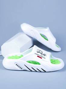 Nuove ciabatte da massaggio in spugna per coppie, da usare in casa o all'aperto, ciabatte sportive fresche, ciabatte piatte in EVA, scarpe casual, scarpe sportive con fondo spesso e alla moda