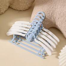 10pcs Plastic Baby Hangers, Adjustable PP Drying Racks, Anti-Slip, Durable, Suitable For Bathroom, Bedroom, Wardrobe, Cabinet, Home, Dormitory & Other Storage Facilities - Multicolor - View 8