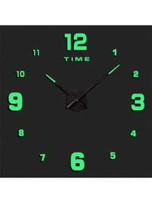 1个创意DIY数字挂钟，3D亚克力家居装饰静音无框挂钟，适用于卧室、客厅、家庭办公室、餐厅墙面装饰、家居装饰、房间装饰 - 彩色 - 查看 11