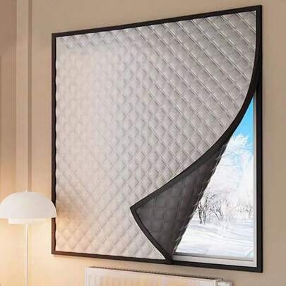 Heat-Insulating, Light-Blocking Window Curtains, No Drilling Required, Easy Peel And Stick, Removable, Suitable For Double-Sided Use