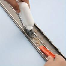 Easily Clean Small Gaps And Frames With The Universal Window Track Cleaning Brush - Perfect For Kitchen Countertops And More! - Grey - View 12