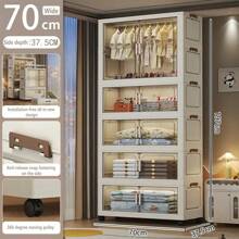 5/4/3/2/1 Tier Luxury Hanging Wardrobe Closet, Easy Assembly Bedroom Clothes Storage Cabinet, Rental Home Kids Armoire