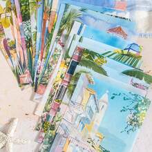 20 张/包贴纸书、愉快旅程系列、小清新优雅女孩主题模切贴纸、剪贴簿用品、笔记本配件、装饰相框、电脑和手机壳、水杯、旧杂志、铅笔盒、桌面贴纸、返校贴纸、学校用品、返校 - 彩色 - 查看 5