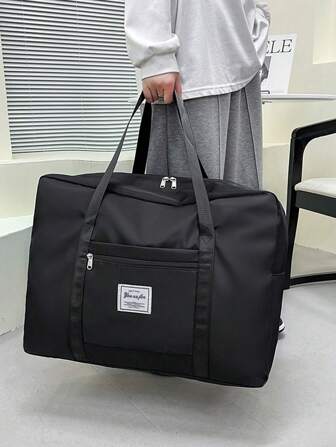Large Capacity Foldable Travel Bag, Luggage Organizer, Waterproof Bag, Handbag, Shoulder Bag, Storage Bag, 3 Sizes: L, XL, XXL, Travel Essential For Summer Bag For School School Accessories School Stuff