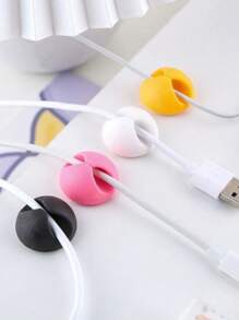 1pc/2pcs/3pcs Power Cord Organizer, Wall Power Cord WallSticker Fixing Clip, Kitchen Storage Cable Organizer,Household Appliances Cord Winder For Home LmprovementSeason