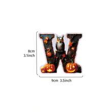 1 件万圣节装饰猫头鹰和南瓜形字母人物挂饰，现代字母装饰，适合家庭、派对、婚礼、节日装饰