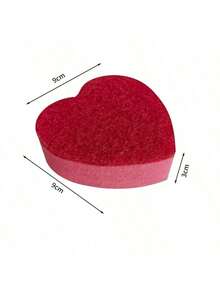 6个/2个/1个心形海绵清洁器，适用于厨房、洗碗、洗锅、浴室清洁，是送给长辈的理想礼物 - 紅白愛心 - 查看 7