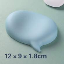 Chat Bubble Silicone Wrist Mouse Pad Keyboard Hand Rest Wrist Rest Palm Rest Wrist Pad Ergonomics White High Value Solid Color