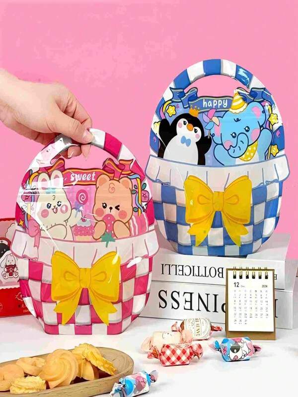 Bolsa de regalo autosellante para boda, bolsa de regalo de aperitivos de festival, bolsa de regalo con empaque de dibujos animados, bolsa de regalo grande de cumpleaños, bolsa de regalo, bolsa para dulces y galletas, empaque para hornear