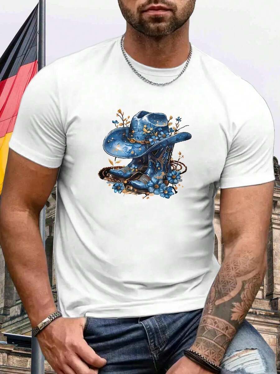 Men T-Shirts - 白色 - 查看 1