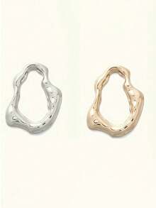 3PCS The New And Fashionable Asymmetrical Teardrop-Shaped Scarf Buckle Is Very Beautiful And Practical. It Is Multi-Functional And Can Be Used To Decorate And Fix Scarves And Headscarves For Dress