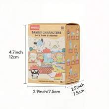 Miniso 1 قطعة صندوق سري لسلسلة دمى لعبة سانريو المتبخرة، دمية كلب القرفة والكلب البودنج، تمثال دمية للبنات، هدية عيد ميلاد (التوصيل عشوائي) - متعدد الألوان - مشاهدة 9