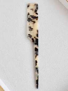 醋酸纤维发梳，家用，防静电，尾部设计，日常顺滑发刷，发型梳，返校，旅行度假必备，女士发饰 - 彩色 - 查看 5