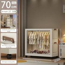 5/4/3/2/1 Layer Freestanding Folding Wardrobe, Thickened Storage Cabinet, Home/Bedroom Simple Wardrobe, Baby/Kids Clothes Closet - Multicolor - View 21