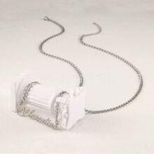 1 Peça Colar Personalizado com Nome em Ouro Rosa 18K, Colar Personalizado com Nome, Joia Personalizada para Ela, Presente Personalizado, Presente do Dia das Mães para a Família, Presente de Aniversário, Presente de Natal, Presente do Dia dos Namorados, Joias e Relógios, Chique de Outono, Chique Utilitário, Romance Delicado, Aparência Glamorosa