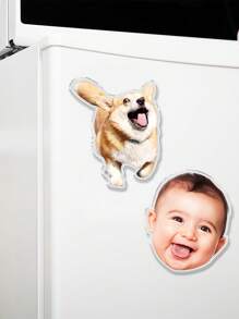 Custom Photo Fridge Magnets, Fridge Magnet Decorations With Photo Designs, Personalized Magnet Fridge Magnets, Photo Face Magnets, Custom Face Magnets, Funny Photo Magnets, Dog Photo Magnets, Photo Magnets, Home, Office, School, Car Decorations, Fashionable, Colorful, Cute, Simple, Kawaii, Unique Personalized Custom Gifts,