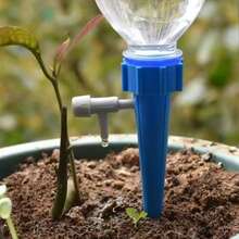 1/6/10件植物浇水器，滴灌装置，懒散的人家庭园艺盆栽植物自动浇水定时器