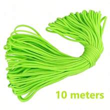 10/100m/Pc Fluorescent Color Camouflage 7-Strand Paracord, Suitable For Outdoor Multipurpose Emergency Survival Rope, Parachute Pull Rope, Bracelet Weaving, Hanging, Camping, Picnicking, Clothesline, Pet Leash, Durable DIY Rope - 10 Meters - View 21