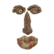 Decoración de cara de árbol de estilo único para jardín, materiales exquisitos, decoración de jardín, cara de fantasmas de corteza - B - Ver 3