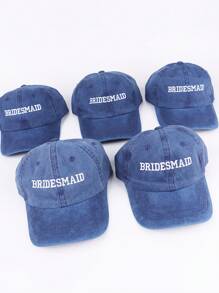 1pc,Unisex,With Love Hat, Personalized Embroidered Hat,Back To School,Custom Hat With Name, Bachelorette Party Hat,Bachelorette Party Hats Custom Embroidered Dad Cap Bachelor Party Gift Dad Hat Business Merch Bridesmaids' Favorite