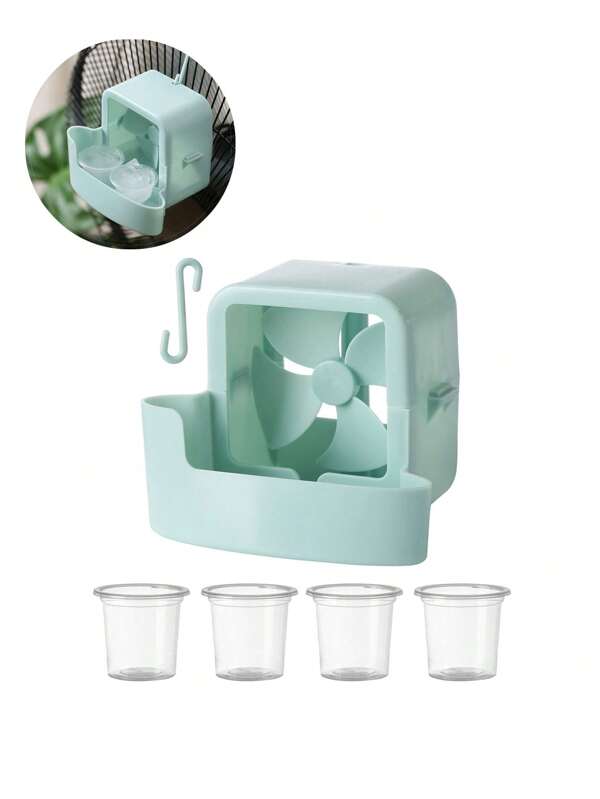 5pcs Fan Cooling Artifact - Plastic Material - No Hole Design, Super Cooling As Air Conditioning, More Than Air Conditioning Section, To Avoid Air Conditioning Disease, Easy To Use, Cool You A Whole Summer