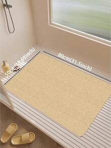 [防滑淋浴垫] 速干防滑 1 件淋浴垫，舒适浴室垫，纹理表面，易于清洁的淋浴地垫，1 厘米厚度，带排水孔的浴室防滑垫，快干 PVC 淋浴垫，适用于潮湿区域，淋浴房，防水且易于清洁，防滑淋浴垫，适用于入口通道防尘垫，返校浴室厨房装饰 - 彩色 - 查看 18