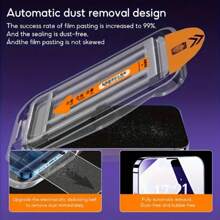 kamyuurs 2 pezzi di pellicola protettiva per schermo anti-spia compatibile con 12/13/14/15/16 e 13 Pro 6.1 pollici Plus Promax, protettore per schermo in vetro temperato, compatibile con 11 / XR XS/MAX, anti-polvere, senza bolle, facile installazione