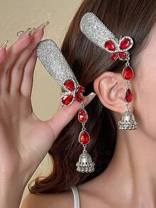 1 对手工制作的复古阿拉伯风格发饰，适合各种派对和斋月期间佩戴