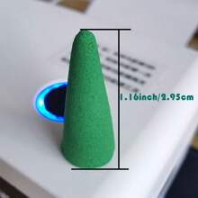 1pc 65/100/125 Pcs Lemongrass Incense Cones, Suitable For Kitchen, Living Room, Home Decor, Yoga, Office, Aromatic Fragrance