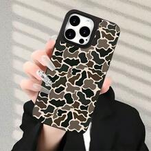 Una funda elegante para teléfono no incluye un cordón ni un soporte. Funda para teléfono RealTree Camo Design-Design, adecuada para los modelos de 16, 15, 14 Pro, 13, 12, 11, XR, XS Plus, fabricada con material de silicona TPU, que ofrece protección golpes y caídas. - Negro - Ver 2