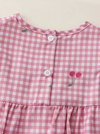 2件套新生女宝宝可爱时尚无袖连体衣和帽子套装，夏季