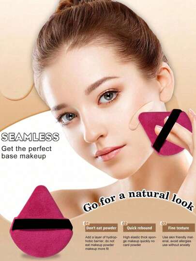 1/3/5/10/20 Stücke wiederverwendbare Dreieck Make-up Schwämme, multifunktionales Make-up Tool für Foundation, Concealer, BB Creme, Sonnencreme, Cushion, Rouge usw., perfekter Ersatz für Make-up Pinsel, ideal für Reisen und Zuhause, Geschenke, Reisen, Billigartikel, Reiseaccessoires