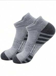 6 Pares de Meias Masculinas, Meias Esportivas, Meias de Basquete, Meias de Futebol, Meias Invisíveis, Meias Brancas, Meias Curtas, Meias Pretas, Meias Curtas Invisíveis, Meias Tobilleras, Design Antiderrapante de Linha Dupla, Absorção de Umidade, Macias e Respiráveis, Adequadas para Negócios e Lazer, Esportes ao Ar Livre, Estilo Universitário, Uso Diário em Todas as Estações, Meias Invisíveis e Curtas, Para Academia