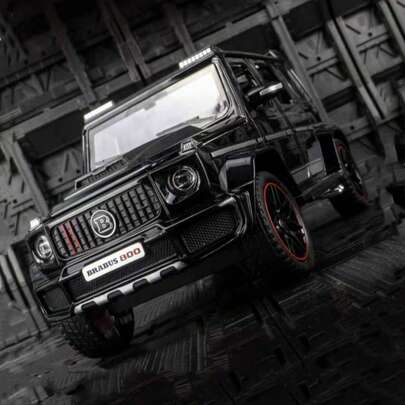 1:24 Large Simulation Alloy Diecast Car Model, With Sound & Light Starry Sky Roof, Steering Front Wheels, Suitable For Bedroom And Living Room Decoration, Collectible, Ideal Gift For Birthday, Halloween, Christmas, Party Decoration