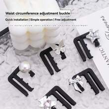 1/2/3/4/5 buc talie reglabilă Cincher cataramă blugi talie reductor Extender elastic talie pantaloni accesorii