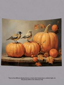 万圣节鬼魂挂毯系列南瓜灯黑暗城堡趣味鬼魂阅读万圣节横幅南瓜装饰秋季装饰挂毯墙艺术家居装饰