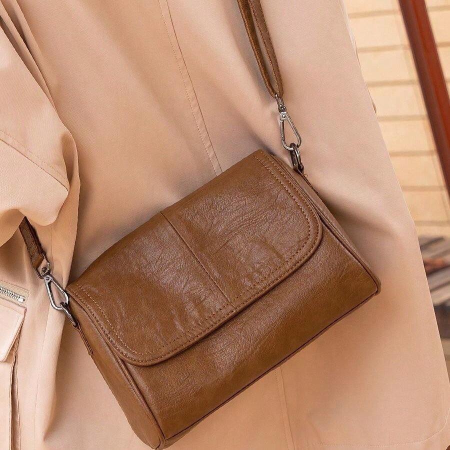 Women Shoulder Bags - 黑色+可斜背肩帶 - 查看 1