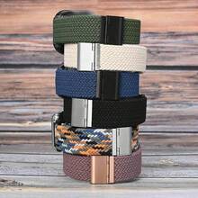 Smart Watch Strap - Orange (Silver Buckle) - View 8