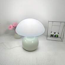 1 Piece, Modern LED Decorative Desk Lamp, Cream Style, USB Power Supply, Button Switch, Tri Color Lighting, Adjustable Brightness, Mushroom Shaped Desk Lamp, Suitable For Dormitory, Study, Reading And Home Decoration Night Lights, Can Be Used As Valentine's Day And Birthday Gifts