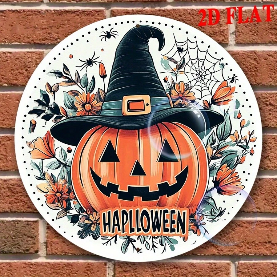 2D平面，2D平面印刷，木制装饰标牌，圆形木制标牌（8*8英寸），夏季家居装饰，门廊窗户装饰，家庭聚会节日装饰，毕业季完美礼物，房间装饰，2D平面悬挂装饰 - 彩色 - 查看 1