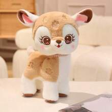 1pc Cute Cartoon Elk Plush Doll, Elk Doll Plush Pillow, Birthday Gift